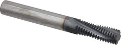 Scientific Cutting Tools - M16x2.00 Metric Coarse, 0.47" Cutting Diam, 4 Flute, Solid Carbide Helical Flute Thread Mill - Internal Thread, 1.29" LOC, 3.93" OAL - Exact Industrial Supply