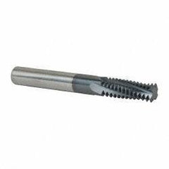 Scientific Cutting Tools - M20x2.50 Metric Coarse, 0.47" Cutting Diam, 4 Flute, Solid Carbide Helical Flute Thread Mill - Internal Thread, 1.318" LOC, 3.93" OAL - Exact Industrial Supply