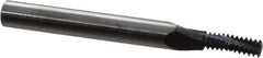 Scientific Cutting Tools - M6x1.00 Metric Coarse, 0.169" Cutting Diam, 3 Flute, Solid Carbide Helical Flute Thread Mill - Internal Thread, 0.488" LOC, 2.28" OAL - Exact Industrial Supply