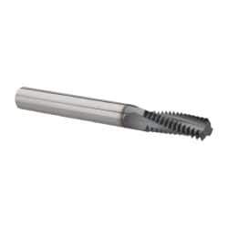 Scientific Cutting Tools - M8x1.25 Metric Coarse, 0.236" Cutting Diam, 3 Flute, Solid Carbide Helical Flute Thread Mill - Internal Thread, 0.659" LOC, 2.28" OAL, 6mm Shank Diam - Exact Industrial Supply