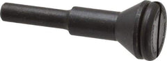 Value Collection - 3/8" Hole, Screw Lock Wheel & Disc Mandrel - 2" OAL, 1/4" Max Wheel Width, 1/4" Shank Diam - Exact Industrial Supply