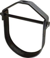 Empire - 6" Pipe, 3/4" Rod, Carbon Steel Adjustable Clevis Hanger - Black - Exact Industrial Supply
