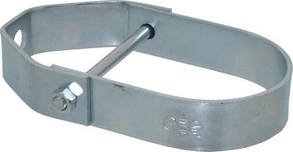 Empire - 3" Pipe, 1/2" Rod, Carbon Steel Adjustable Clevis Hanger - Electro Galvanized - Exact Industrial Supply