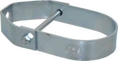 Empire - 3" Pipe, 1/2" Rod, Carbon Steel Adjustable Clevis Hanger - Electro Galvanized - Exact Industrial Supply
