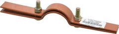 Empire - 2" Pipe, 3/8" Rod, Carbon Steel Adjustable Clevis Hanger - Copper Plated - Exact Industrial Supply