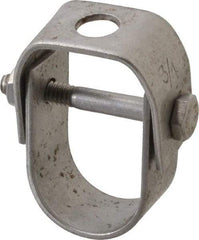 Empire - 3/4" Pipe, 3/8" Rod, Grade 304 Stainless Steel Adjustable Clevis Hanger - Exact Industrial Supply