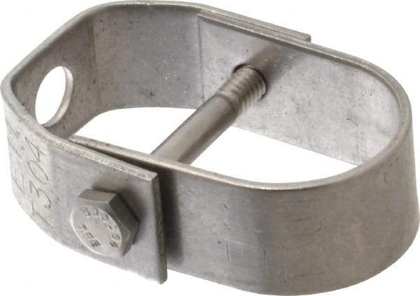 Empire - 1" Pipe, 3/8" Rod, Grade 304 Stainless Steel Adjustable Clevis Hanger - Exact Industrial Supply