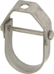 Empire - 1-1/2" Pipe, 3/8" Rod, Grade 304 Stainless Steel Adjustable Clevis Hanger - Exact Industrial Supply