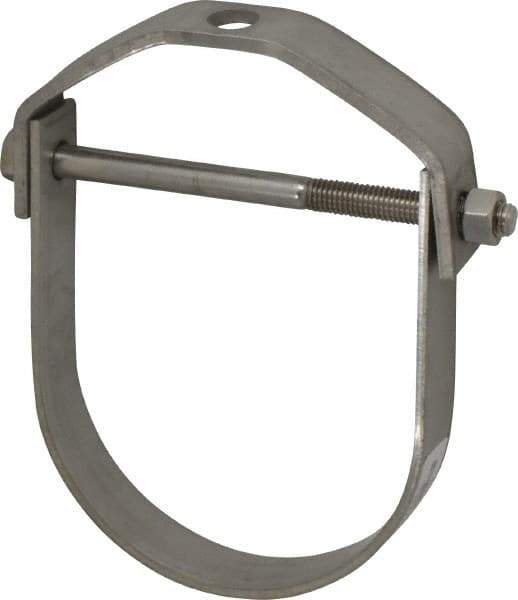 Empire - 5" Pipe, 5/8" Rod, Grade 304 Stainless Steel Adjustable Clevis Hanger - Exact Industrial Supply