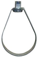 Empire - 2-1/2" Pipe, 1/2" Rod, Carbon Steel Emlok Swivel Ring Hanger - Pre-Galvanized, 600 Lb Capacity - Exact Industrial Supply