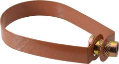 Empire - 2" Pipe, 3/8" Rod, Carbon Steel Emlok Swivel Ring Hanger - Copper Plated, 600 Lb Capacity - Exact Industrial Supply