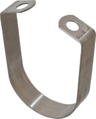 Empire - 2" Pipe, 3/8" Rod, Grade 304 Stainless Steel Adjustable Band Hanger - Exact Industrial Supply