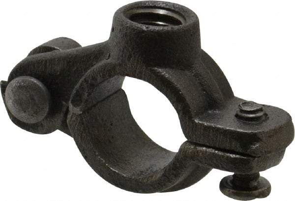 Empire - 3/8" Pipe, 3/8" Rod, Malleable Iron Split Ring Hanger - Black, 180 Lb Capacity - Exact Industrial Supply