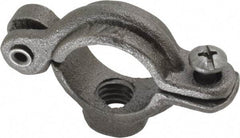 Empire - 1/2" Pipe, 3/8" Rod, Malleable Iron Split Ring Hanger - Black, 180 Lb Capacity - Exact Industrial Supply