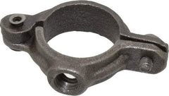 Empire - 3/4" Pipe, 3/8" Rod, Malleable Iron Split Ring Hanger - Black, 180 Lb Capacity - Exact Industrial Supply