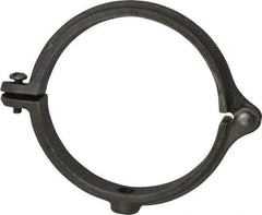 Empire - 4" Pipe, 1/2" Rod, Malleable Iron Split Ring Hanger - Black - Exact Industrial Supply