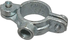 Empire - 1/2" Pipe, 3/8" Rod, Malleable Iron Split Ring Hanger - Electro Galvanized, 180 Lb Capacity - Exact Industrial Supply