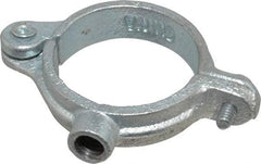 Empire - 1-1/4" Pipe, 3/8" Rod, Malleable Iron Split Ring Hanger - Electro Galvanized, 180 Lb Capacity - Exact Industrial Supply