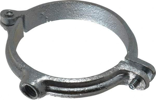 Empire - 3" Pipe, 1/2" Rod, Malleable Iron Split Ring Hanger - Electro Galvanized, 300 Lb Capacity - Exact Industrial Supply
