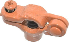 Empire - 3/8" Pipe, 3/8" Rod, Malleable Iron Split Ring Hanger - Epoxy Coated - Exact Industrial Supply