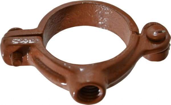 Empire - 1-1/4" Pipe, 3/8" Rod, Malleable Iron Split Ring Hanger - Epoxy Coated - Exact Industrial Supply