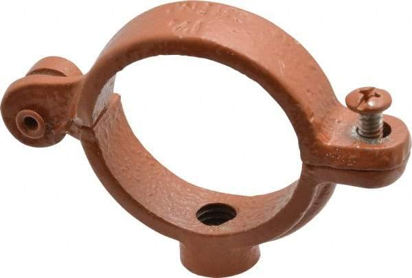 Empire - 1-1/2" Pipe, 3/8" Rod, Malleable Iron Split Ring Hanger - Epoxy Coated - Exact Industrial Supply