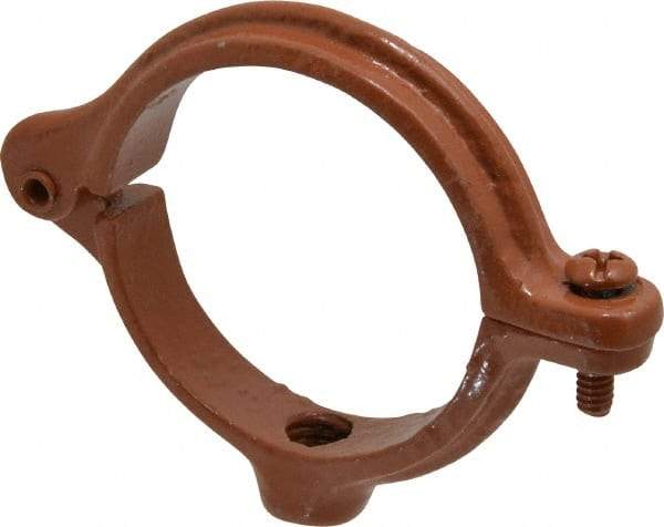 Empire - 2-1/2" Pipe, 1/2" Rod, Malleable Iron Split Ring Hanger - Epoxy Coated - Exact Industrial Supply
