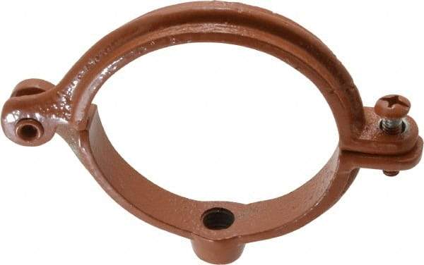 Empire - 3" Pipe, 1/2" Rod, Malleable Iron Split Ring Hanger - Epoxy Coated - Exact Industrial Supply