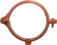 Empire - 4" Pipe, 1/2" Rod, Malleable Iron Split Ring Hanger - Epoxy Coated - Exact Industrial Supply