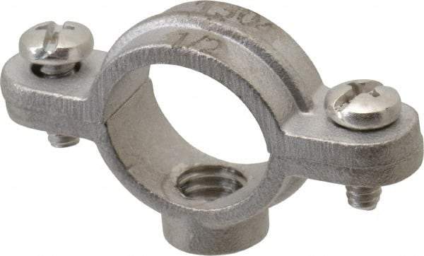 Empire - 1/2" Pipe, 3/8" Rod, Grade 304 Stainless Steel Split Ring Hanger - Exact Industrial Supply