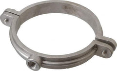 Empire - 4" Pipe, 1/2" Rod, Grade 304 Stainless Steel Split Ring Hanger - Exact Industrial Supply