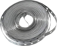 Empire - 50' x 3/4" Pre-Galvanized Carbon Steel Hanger Strapping - 22 Gauge - Exact Industrial Supply