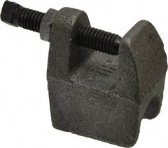 Empire - 3/4" Max Flange Thickness, 5/8" Rod Top Beam Clamp - 550 Lb Capacity, Ductile Iron - Exact Industrial Supply