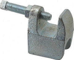Empire - 3/4" Max Flange Thickness, 5/8" Rod Top Beam Clamp - 550 Lb Capacity, Ductile Iron - Exact Industrial Supply
