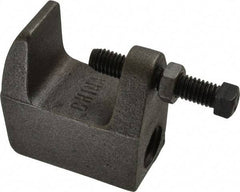 Empire - 1-1/4" Max Flange Thickness, 3/4" Rod Wide Jaw Top Beam Clamp - 900 Lb Capacity, Ductile Iron - Exact Industrial Supply