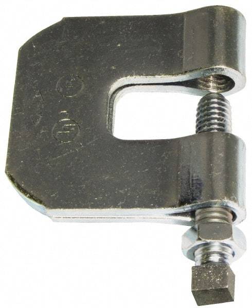 Empire - 3/4" Max Flange Thickness, 3/4" Rod C-Clamp with Locknut - 630 Lb Capacity, Carbon Steel - Exact Industrial Supply
