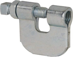 Empire - 3/4" Max Flange Thickness, 5/8" Rod C-Clamp with Locknut - 550 Lb Capacity, Carbon Steel - Exact Industrial Supply