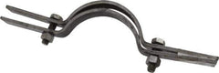 Empire - 4" Pipe, Riser Clamp - Black, 750 Lb Capacity, Carbon Steel - Exact Industrial Supply
