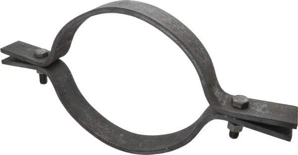 Empire - 10" Pipe, Riser Clamp - Black, 2,500 Lb Capacity, Carbon Steel - Exact Industrial Supply