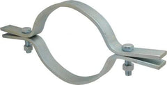 Empire - 8" Pipe, Electro Galvanized Riser Clamp - 2,500 Lb Capacity, Carbon Steel - Exact Industrial Supply