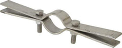 Empire - 1-1/4" Pipe, Riser Clamp - 250 Lb Capacity, Grade 304 Stainless Steel - Exact Industrial Supply