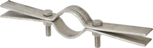 Empire - 1-1/2" Pipe, Riser Clamp - 250 Lb Capacity, Grade 304 Stainless Steel - Exact Industrial Supply