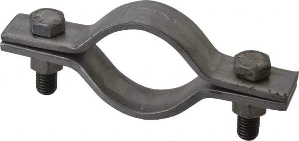 Empire - 2" Pipe, Standard Pipe Clamp - Black, 1,040 Lb Capacity, Carbon Steel - Exact Industrial Supply