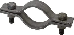 Empire - 2" Pipe, Standard Pipe Clamp - Black, 1,040 Lb Capacity, Carbon Steel - Exact Industrial Supply