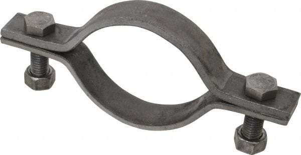 Empire - 3" Pipe, Standard Pipe Clamp - Black, 1,040 Lb Capacity, Carbon Steel - Exact Industrial Supply