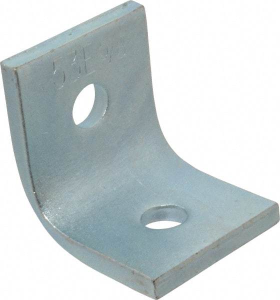 Empire - 5/8" Rod Angle Bracket - 900 Lb Capacity, Carbon Steel - Exact Industrial Supply
