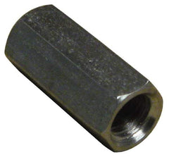 Empire - 5/8-11 Thread, 2-1/8" OAL Stainless Steel Standard Coupling Nut - Uncoated - Exact Industrial Supply
