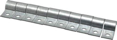 Empire - 1/4" Pipe, Carbon Steel, Electro Galvanized" Pipe or Conduit Strap - 1 Mounting Hole - Exact Industrial Supply