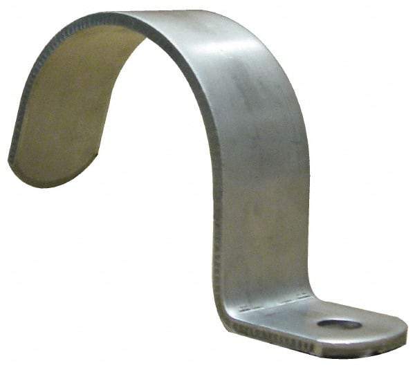 Empire - 1-1/4" Pipe, Grade 304 Stainless Steel," Pipe or Conduit Strap - 1 Mounting Hole - Exact Industrial Supply