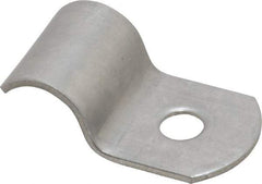 Empire - 1/4" Pipe, Grade 304 Stainless Steel," Pipe or Conduit Strap - 1 Mounting Hole - Exact Industrial Supply